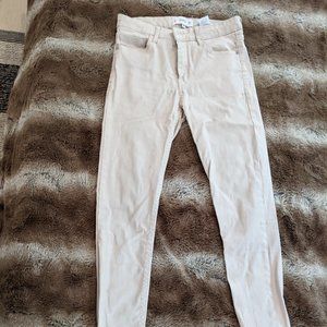 Coated Light Pink Jeans